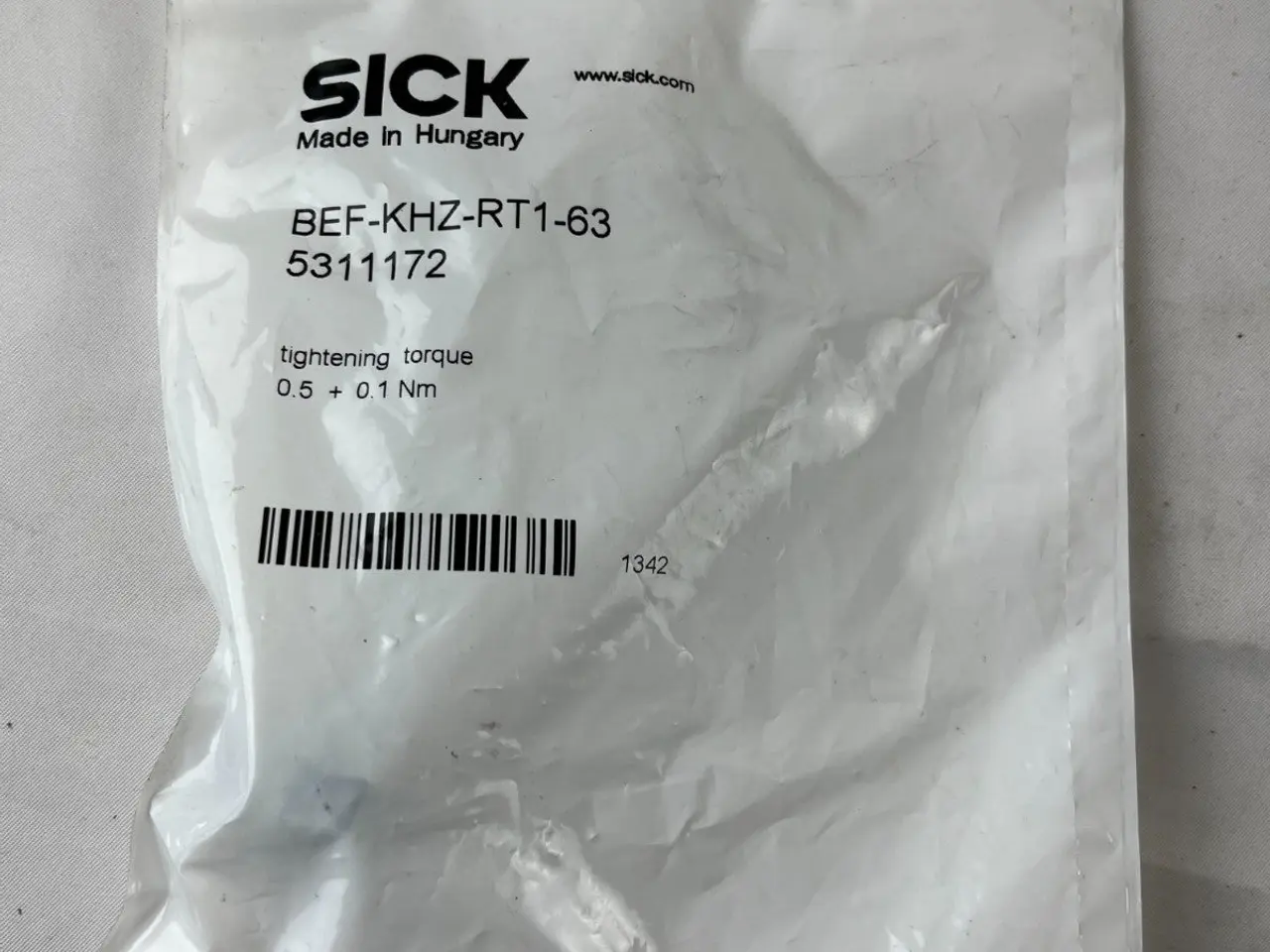 Billede 2 - SICK BEF‑KHZ‑RT1‑63 Cylinder Sensor Mounting 8–63