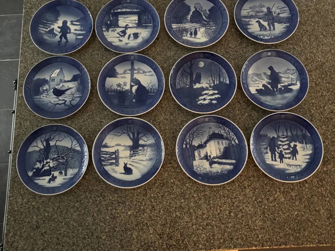 Billede 1 - Juleplatter, 1965-1979, 15 stk