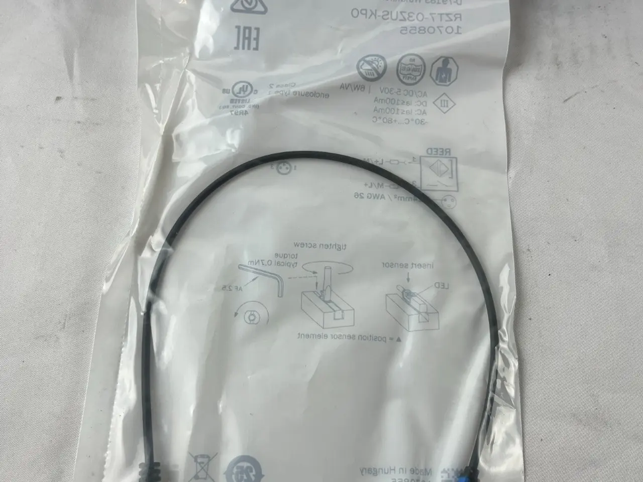 Billede 2 - Sick RZT7-03ZUS-KP0 1070855 Reed Cylinder Sensor