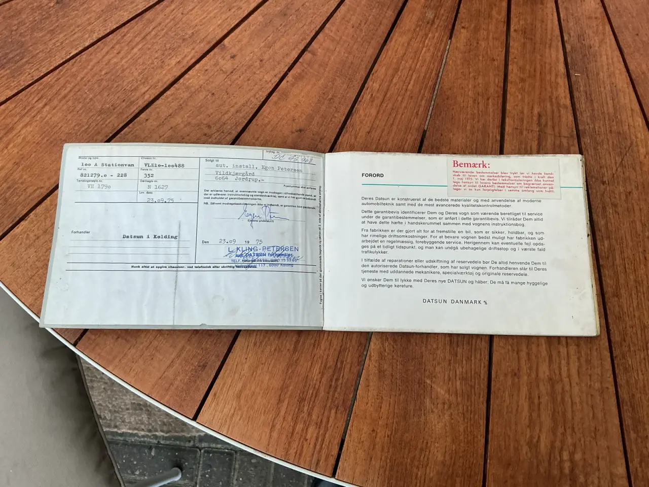 Billede 2 - Datsun 100 A stationvan årg 1975