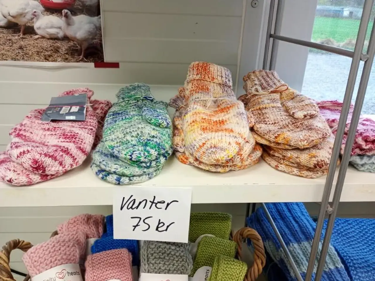 Billede 1 - Hjemmestrikkede luffer