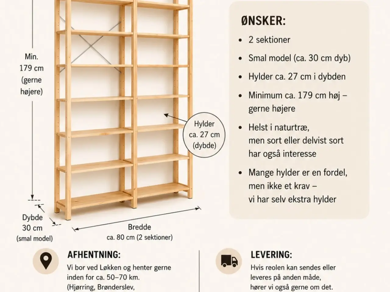 Billede 1 - SØGES – ABC stigereol smal model ( 2 sektioner) 