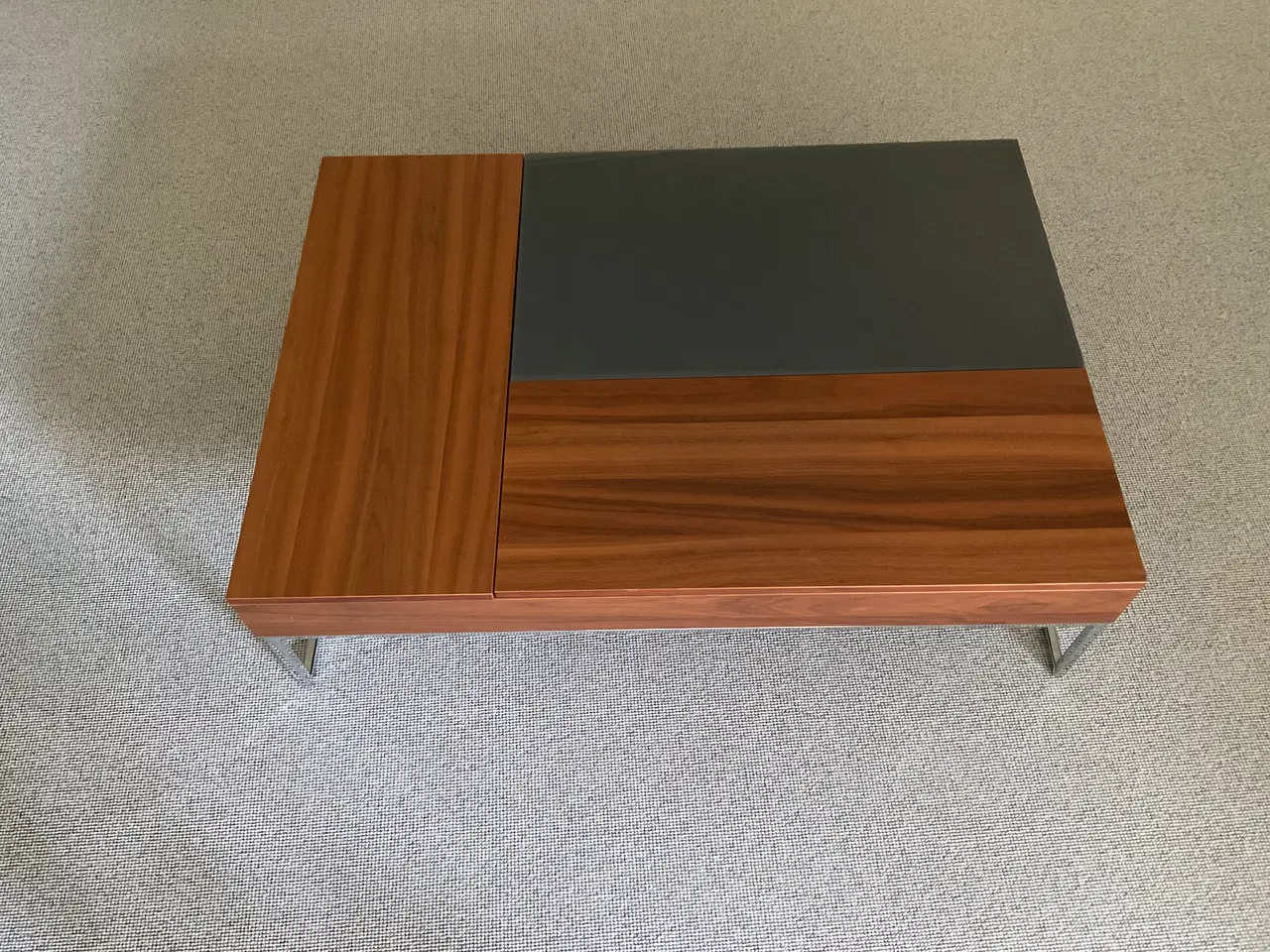 Billede 3 - Sofabord valnød med tre rum fra BoConcept