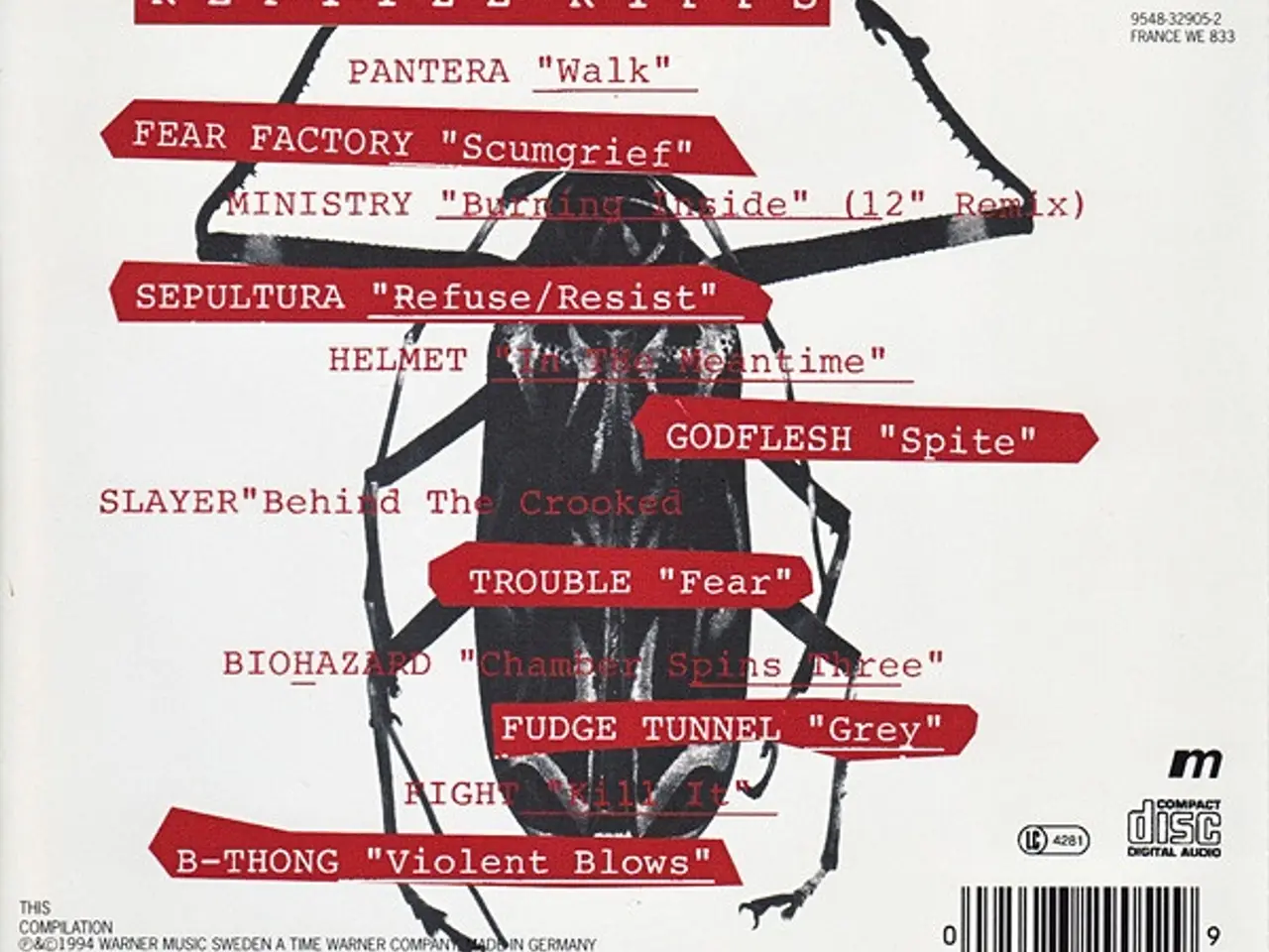 Billede 2 - Diverse kunstnere – Reptile Riffs – CD