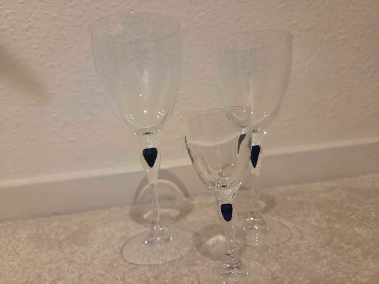 Billede 1 - Saphir - blå dråbe glas