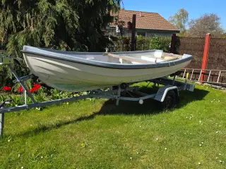 Jolle med trailer