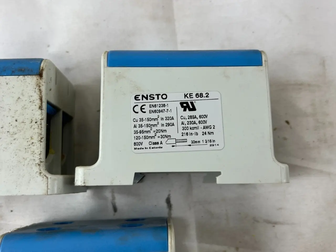 Billede 4 - Ensto KE 68.2 Distribution Terminal Blocks 320A 3x
