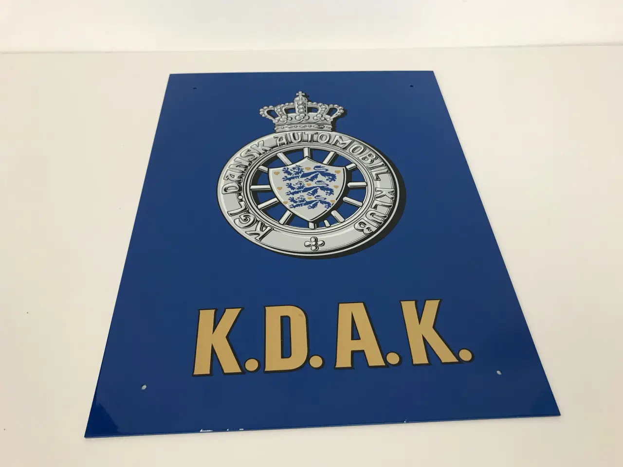 Billede 1 - K.D.A.K, metal / blik skilt
