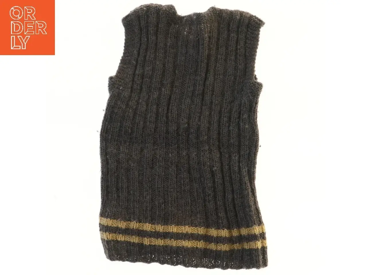 Billede 2 - Strikket vest med knapper (str. 20x31 cm)