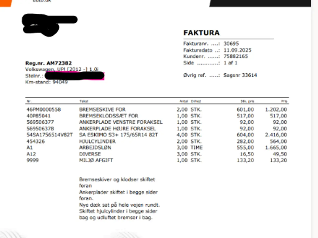 Billede 9 - VW Up! 1,0 60 Move Up! BMT 3d