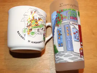 Kop + glas købt i udlandet