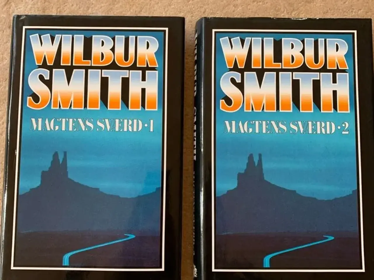 Billede 1 - Magtens sværd 1+2 af Wilbur Smith bog