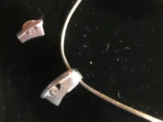 Sterling, halskæde & ørering
