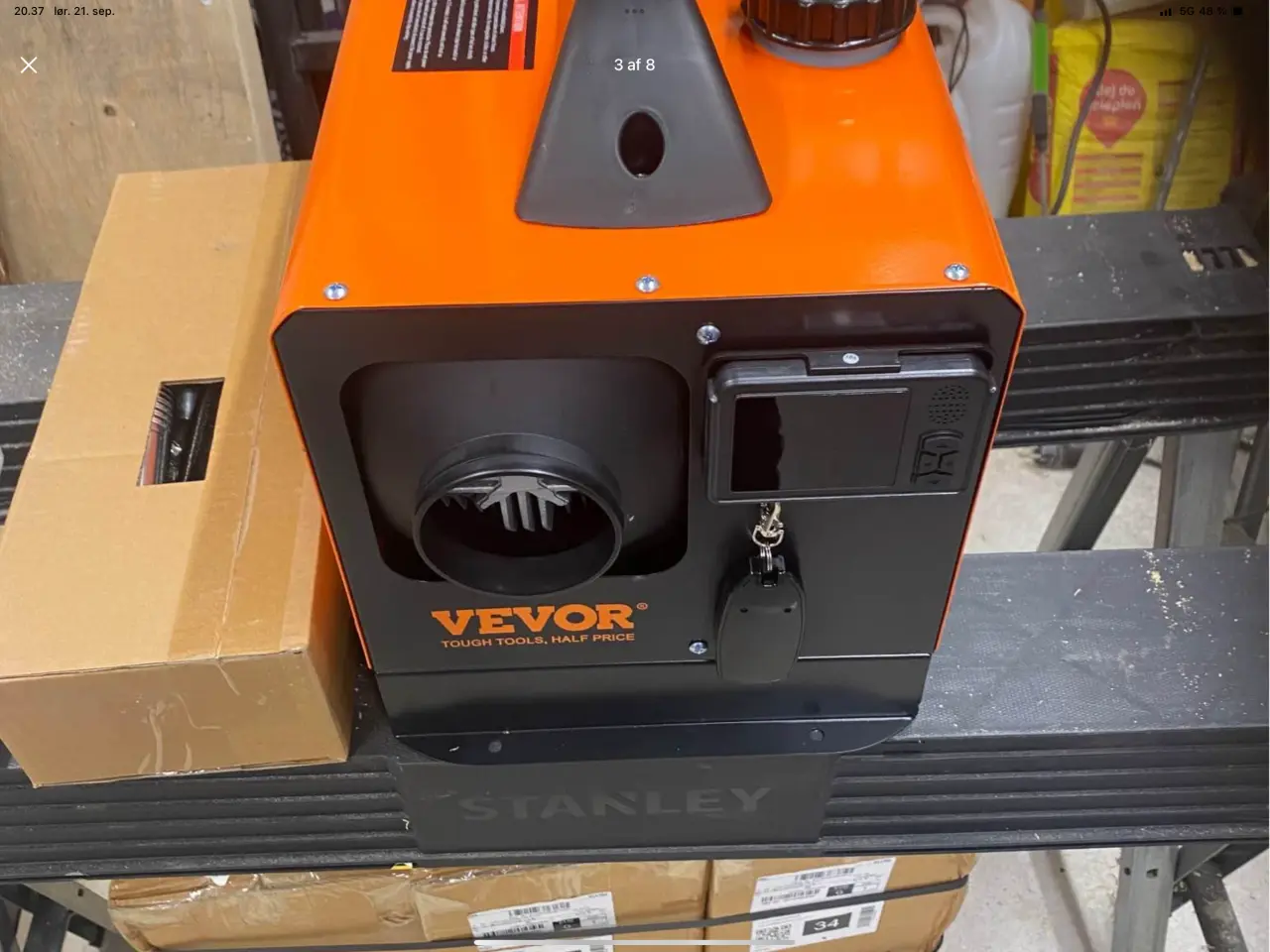 Billede 1 - Diesel fyr 8 kw med Bluetooth auto start stop 