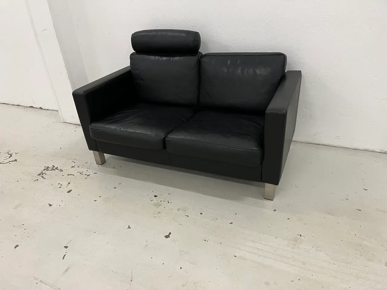 Billede 3 - Mogens Hansen MH321 2 Pers.Sofa i sort premium .
