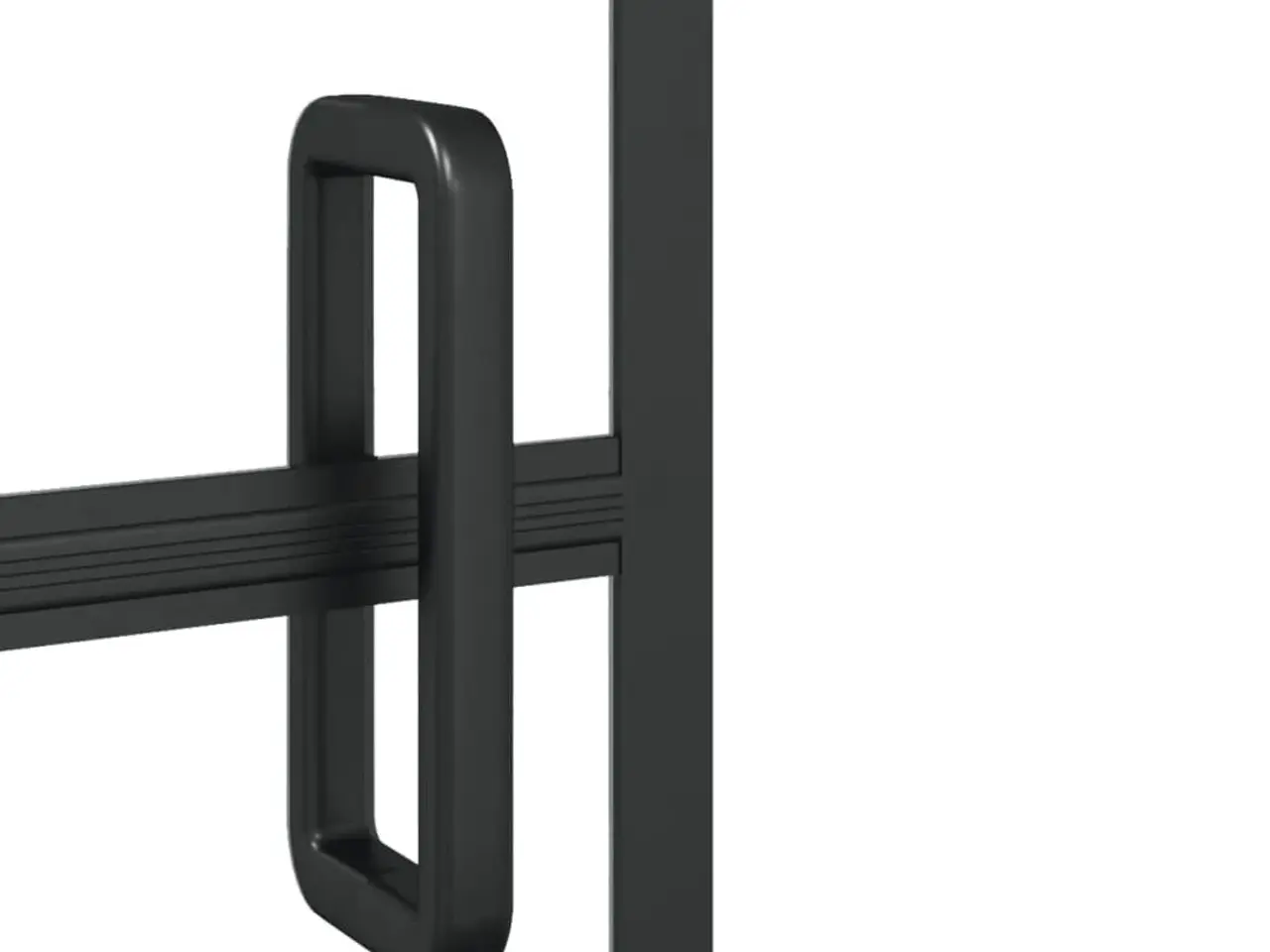 Billede 4 - Bruseafskærmning 80 × 140 cm i sikkerhedsglas - sort ramme