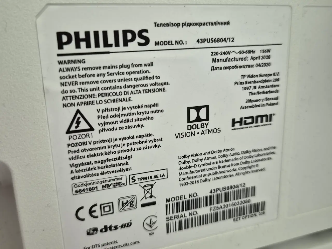 Billede 2 - Philips 43" TV