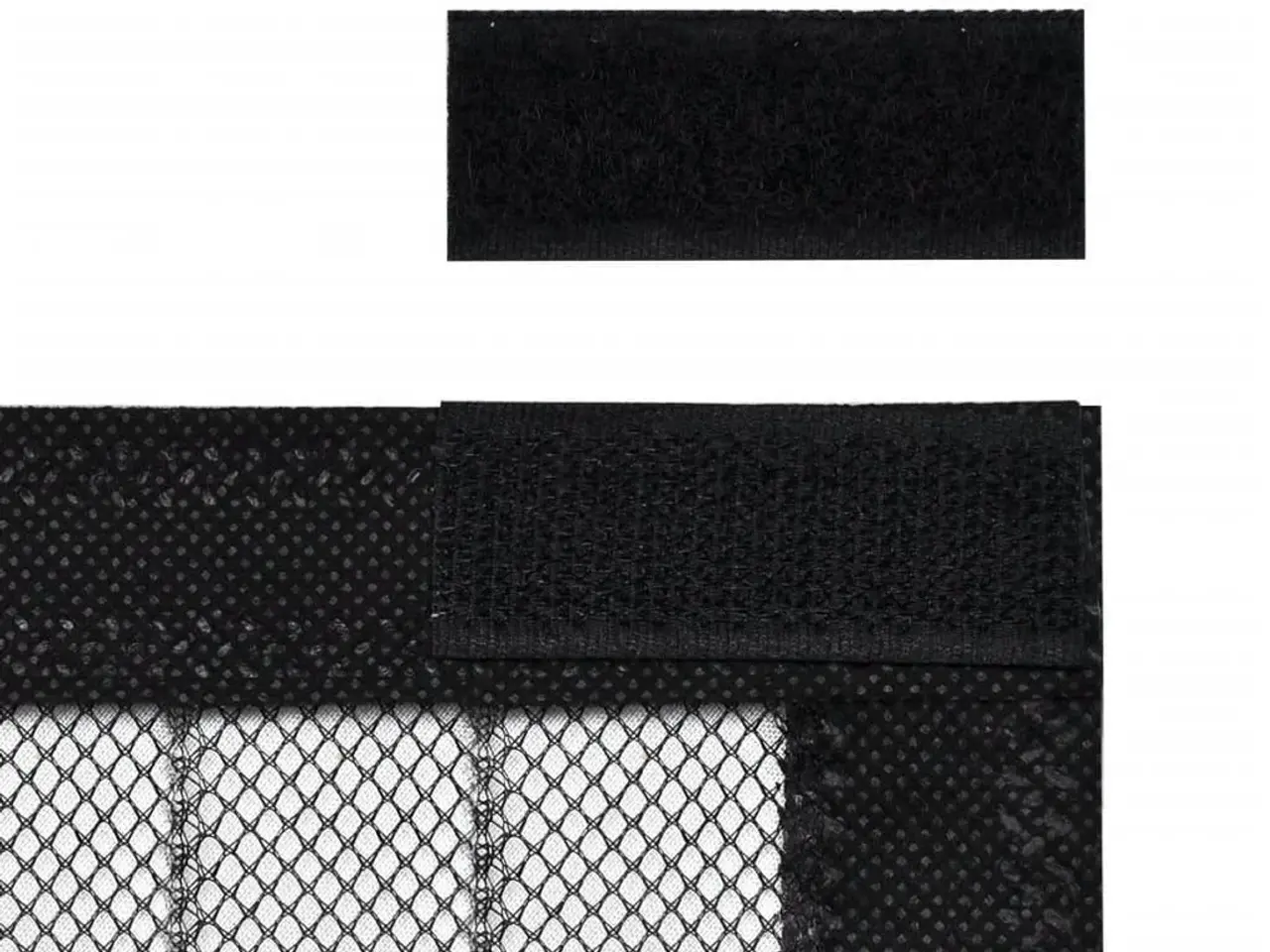 Billede 5 - Magnetisk dørgardin insektnet - 2 stk., 210 × 100 cm, sort