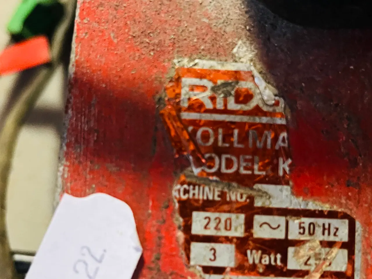 Billede 4 - Afløbsrensemaskine RIDGID KOLLMANN