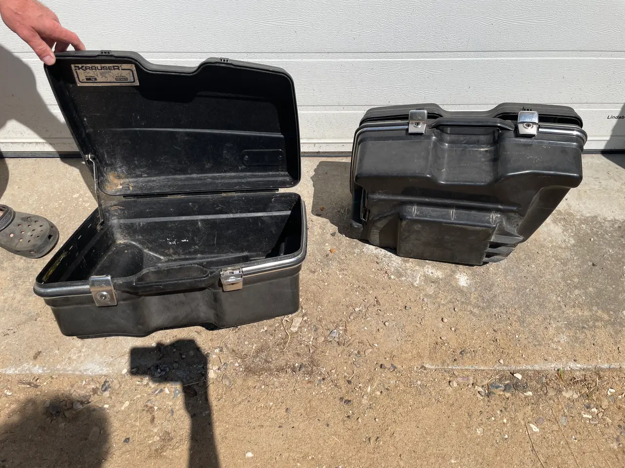 Billede 1 - Krauser sidetasker, hård plast
