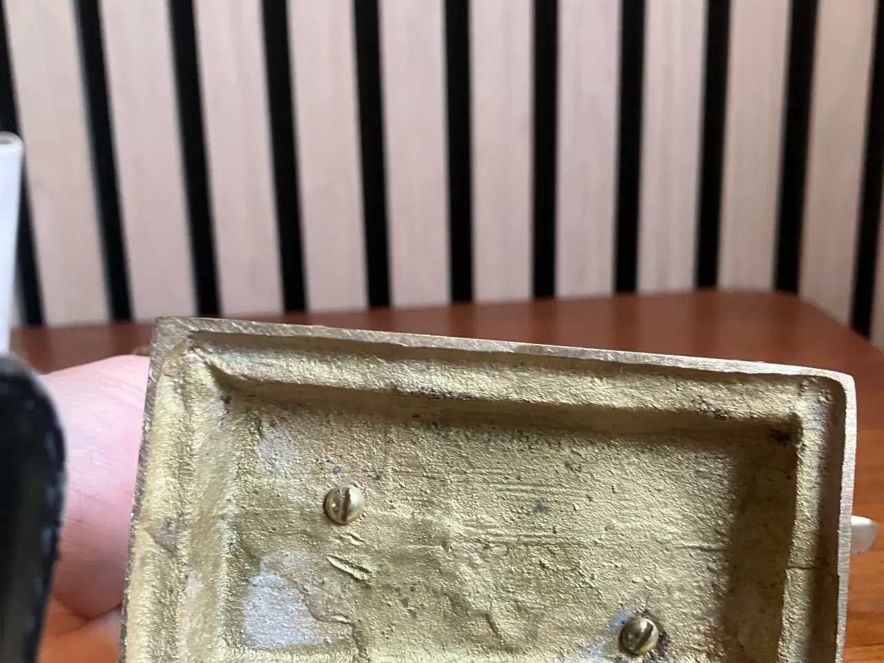 Billede 3 - Vintage messing hest med patina.