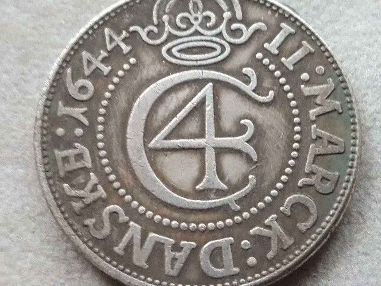 Billede 2 - Danmark 1644 2 Marck