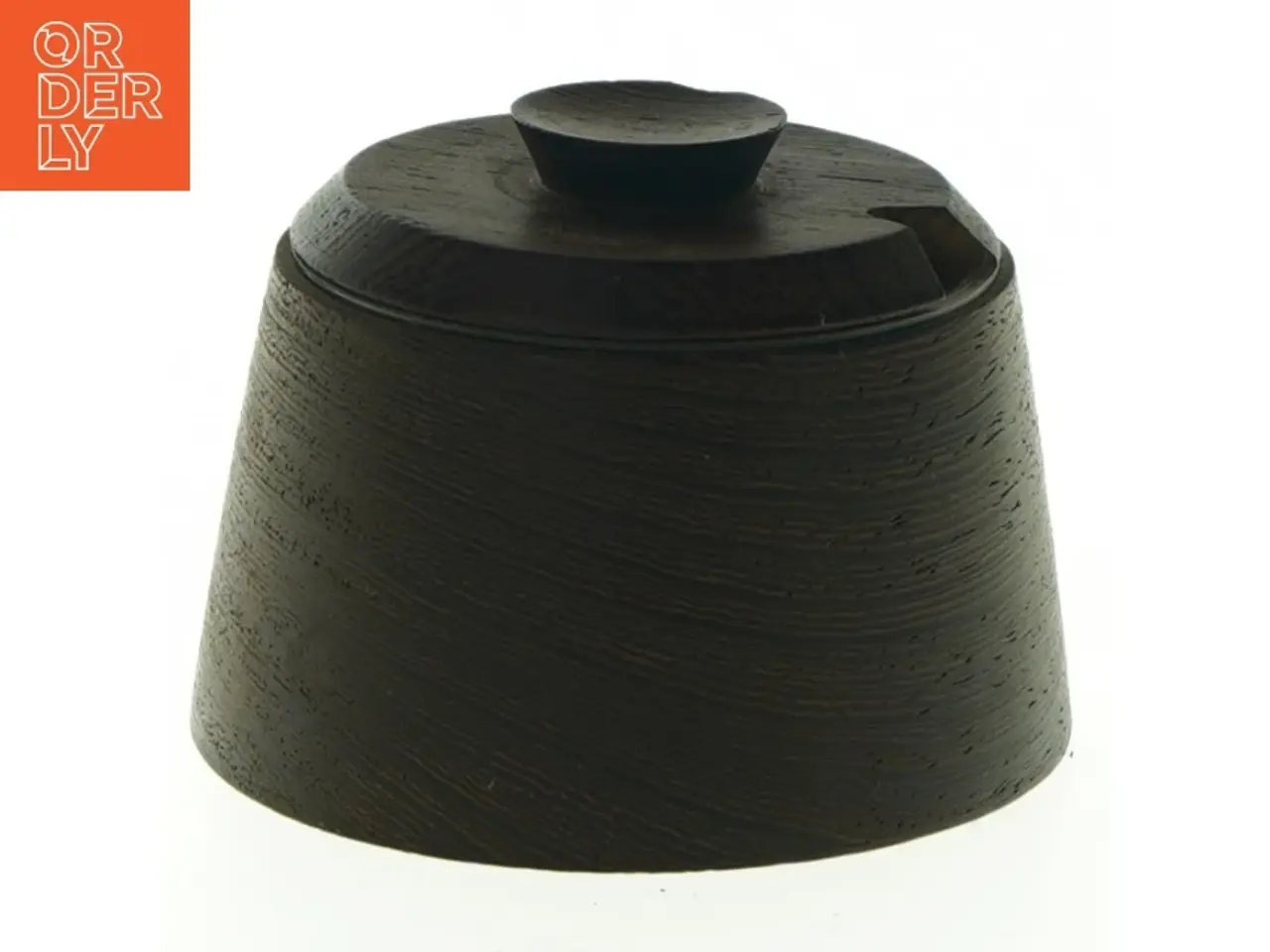 Billede 1 - Palisander sukkerskål (str. H 6 cm. ø. 8,5 cm)