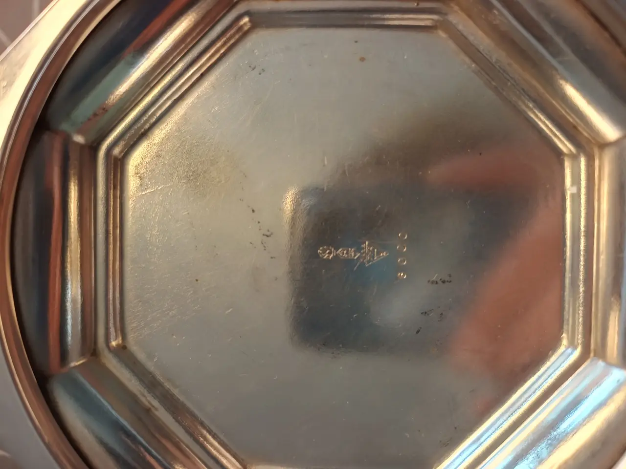 Billede 3 - Antik opsats7frugtskål i klassisk skønvirke-design
