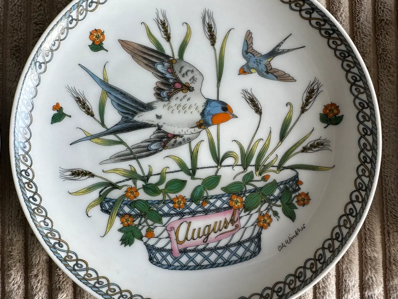 Billede 8 - 11 sjældne Hutschenreuter måneds platter