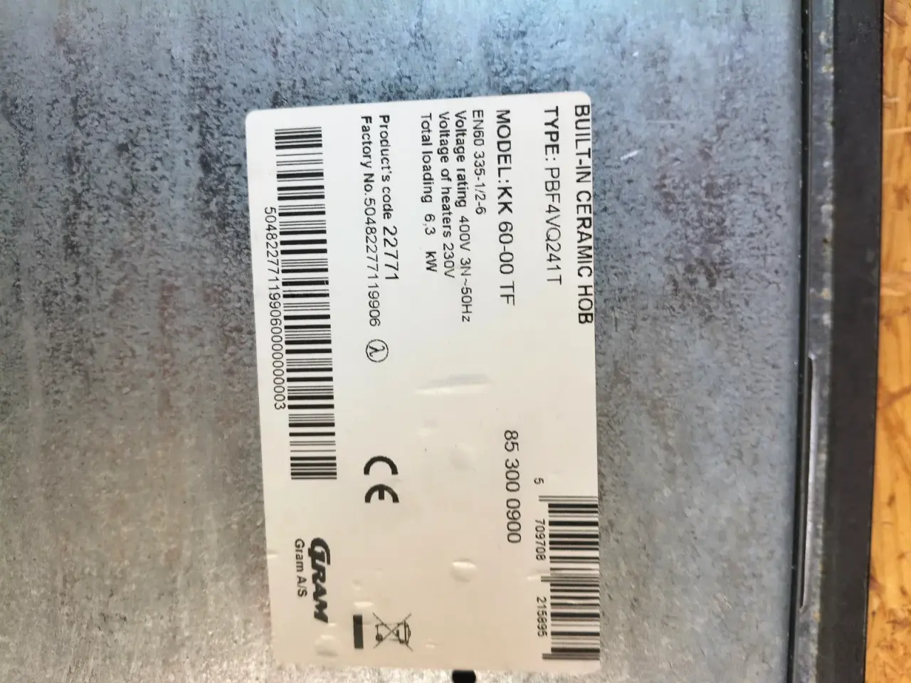 Billede 2 - Gram keramik kogeplade
