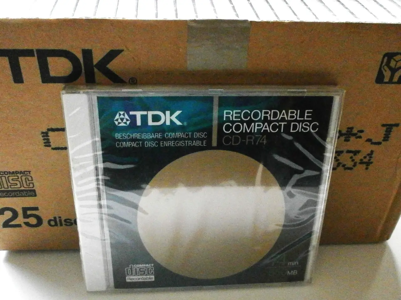 Billede 1 - 25 stk. NYE TDK CD-R74 LUXUS optagebare CD 74
