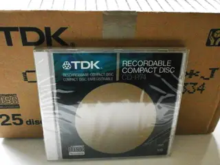 25 stk. NYE TDK CD-R74 LUXUS optagebare CD 74