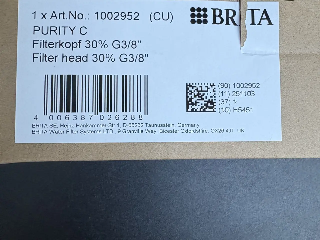 Billede 3 - AfkalkningsFilter Brita Professional purity C50