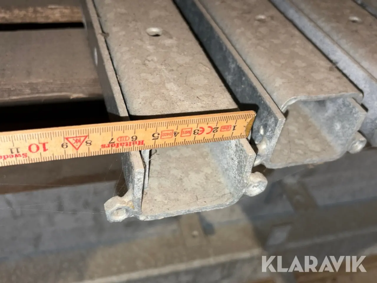Billede 11 - Hegnsstolper Galvaniseret til dobbelt klinkprofiler