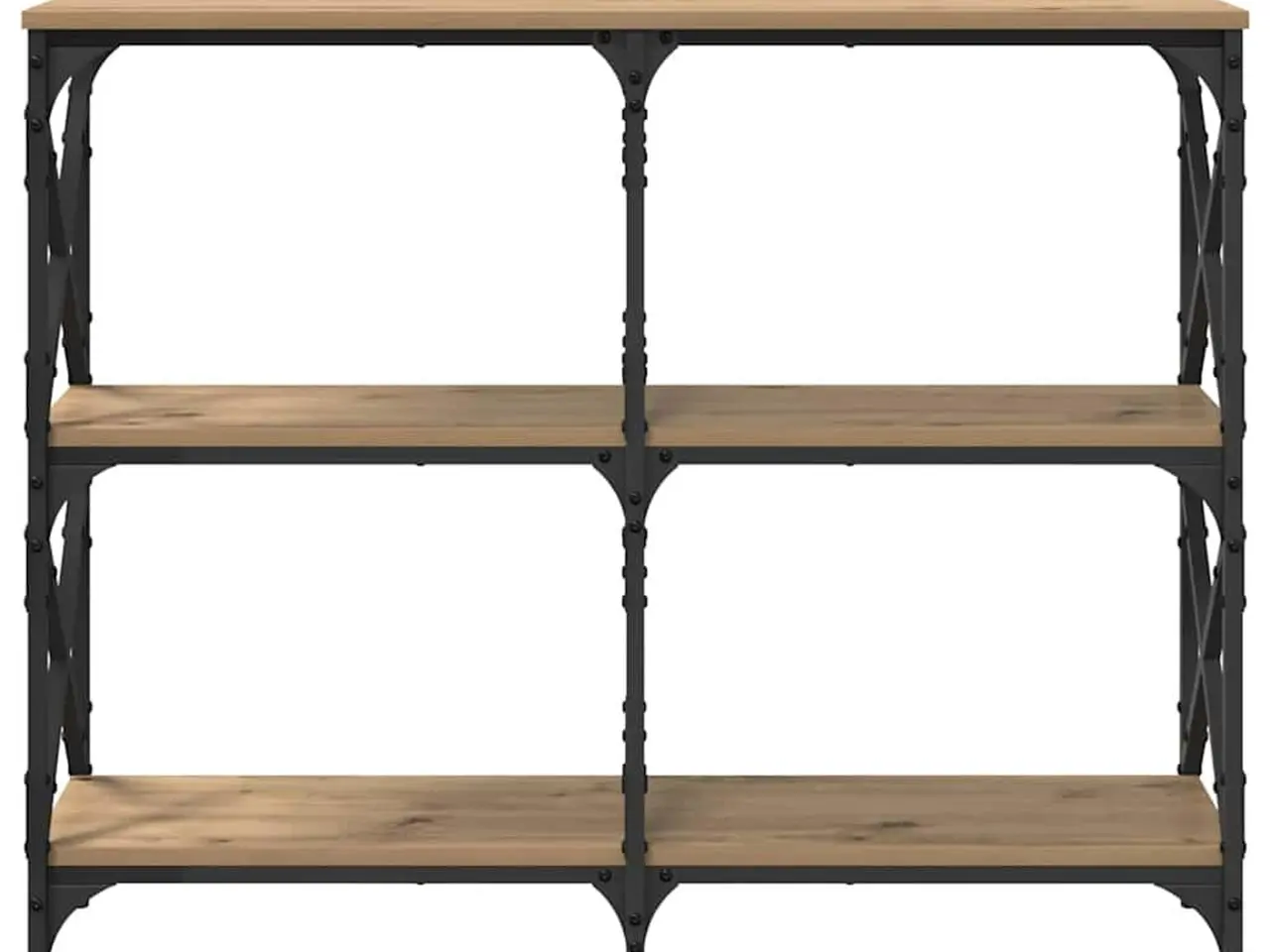 Billede 5 - Konsolbord i konstrueret træ - artisan egetræ, 100 × 28 × 80,5 cm