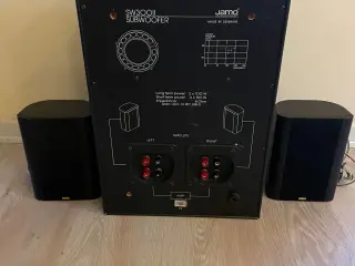 Technic anlæg med Højtaler og subwoofer