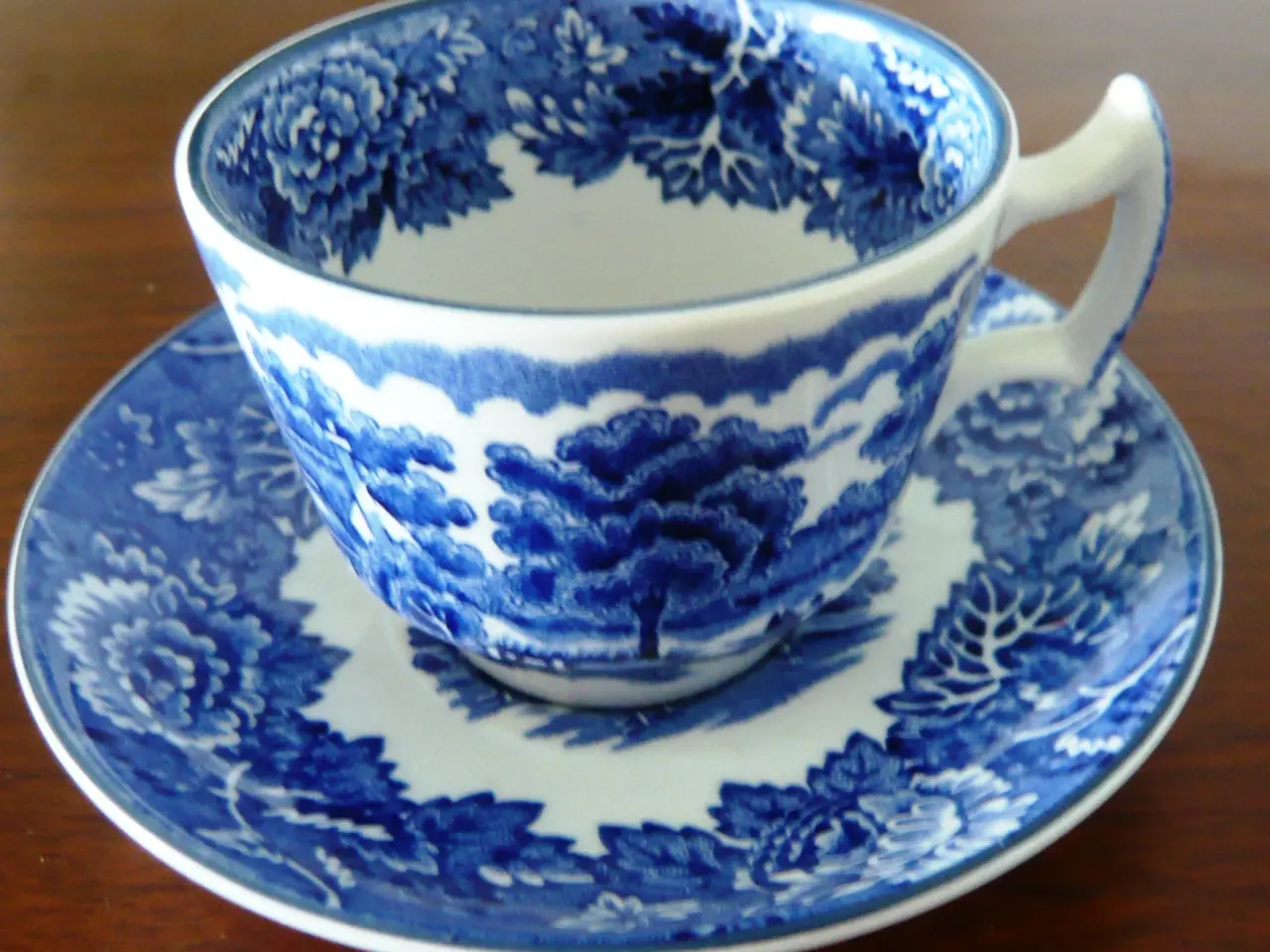 Billede 1 - Wood & Sons - ”English Scenery” - kaffekop med und