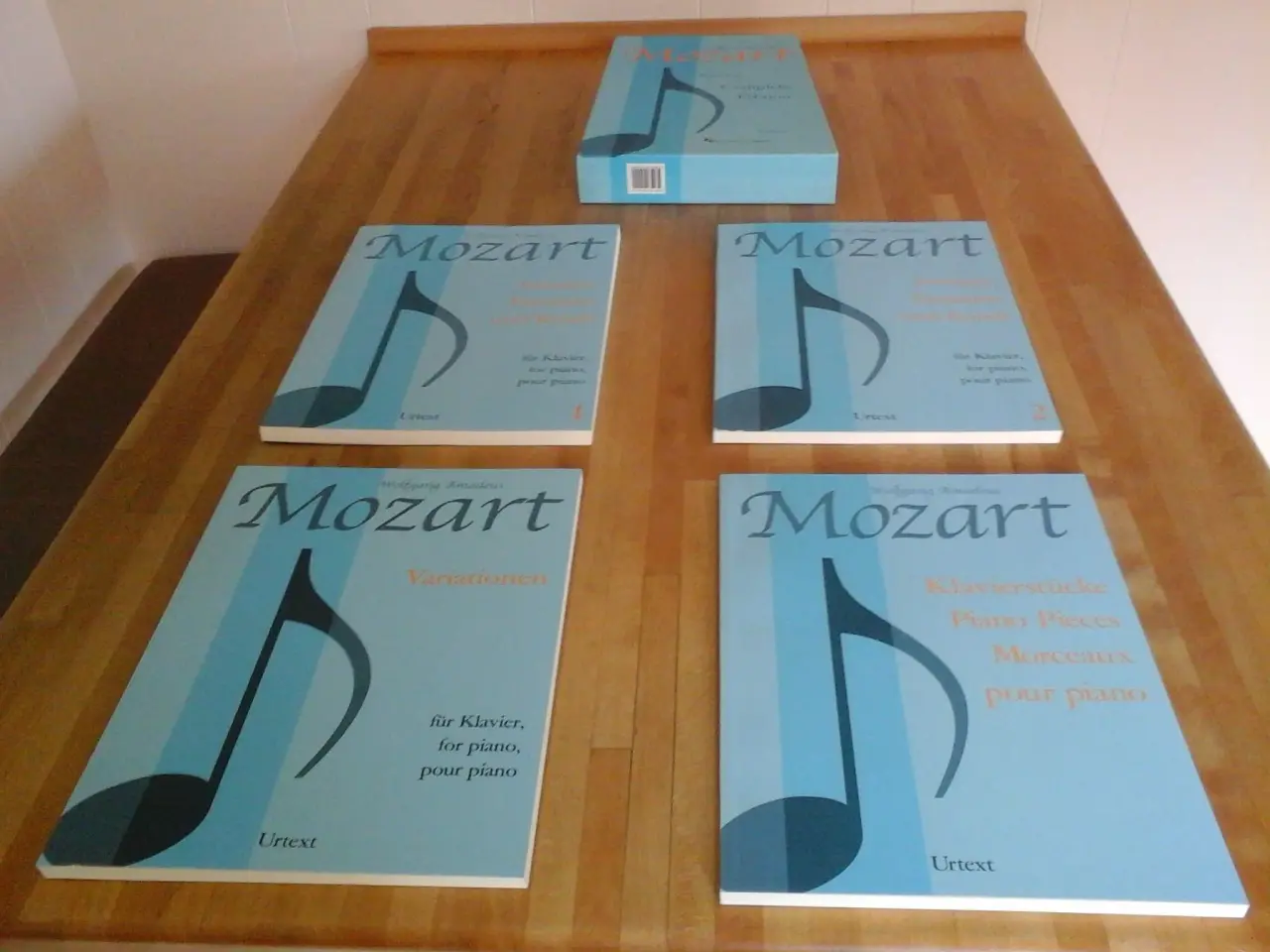 Billede 1 - Mozart 4 nodebøger for klaver og piano