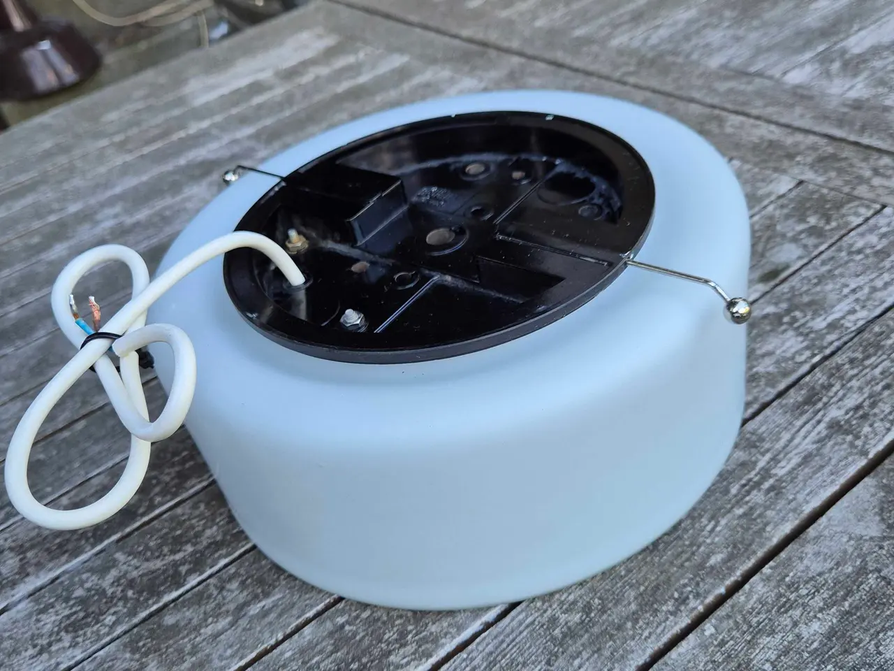 Billede 10 - Rund plafond i opalglas til loft eller væg