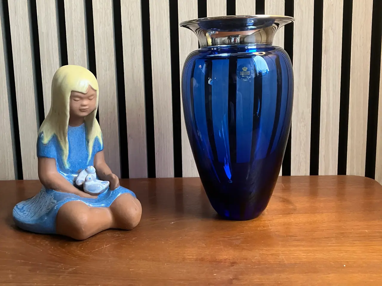 Billede 1 - Holmegaard vase Saturn for Royal Copenhagen