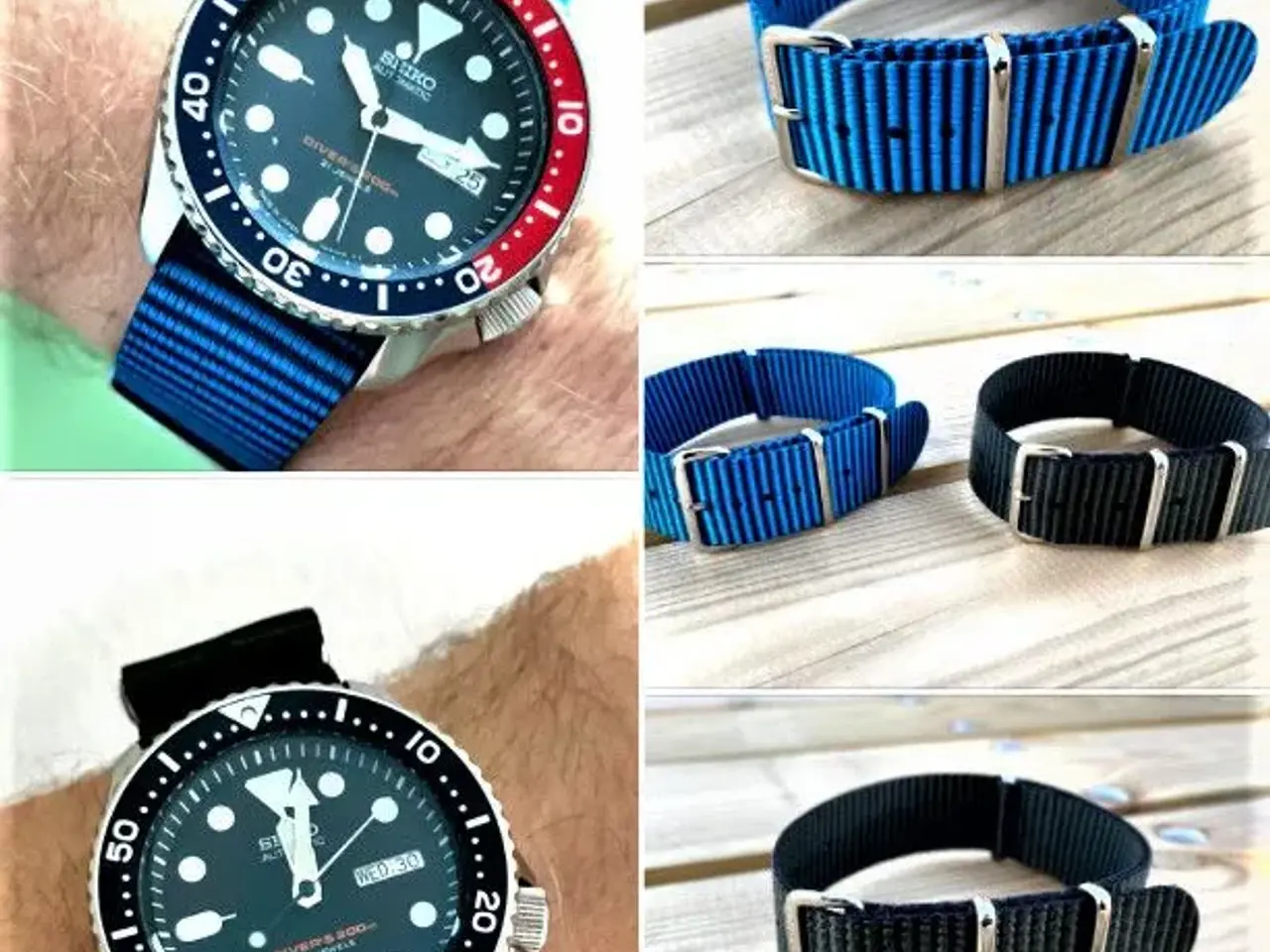 Billede 1 - Nylon NATO lavet af unik jacquard stribemønstervæv