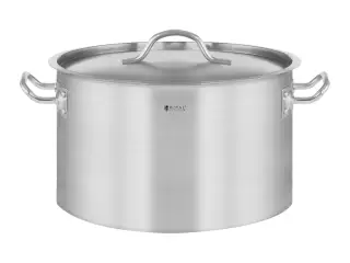 Høj Induktionsgryde i Rustfrit Stål (12 Liter)