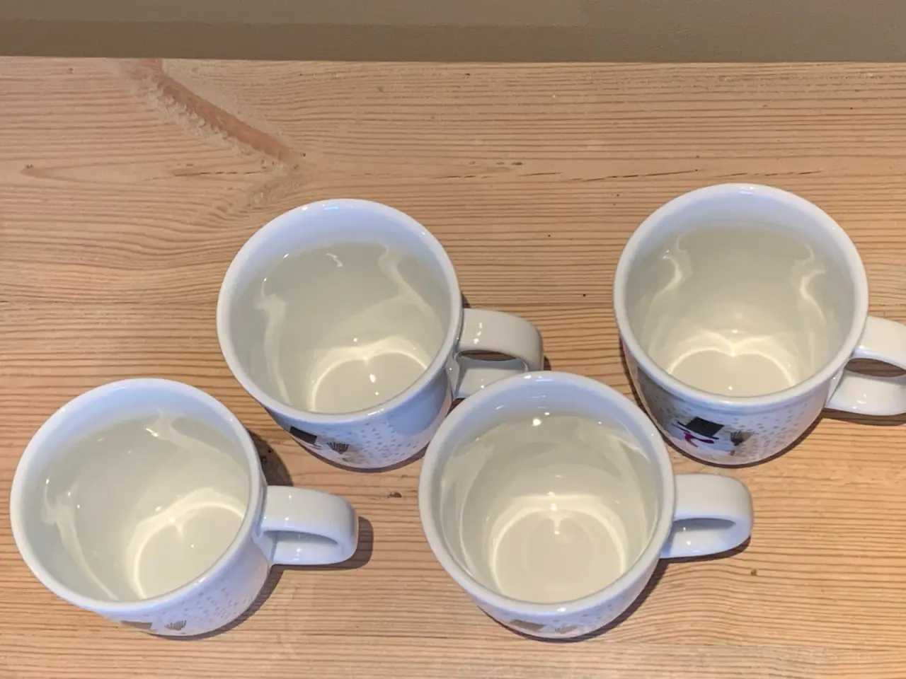 Billede 3 - Bodum krus med snemænd og “sølv” sne