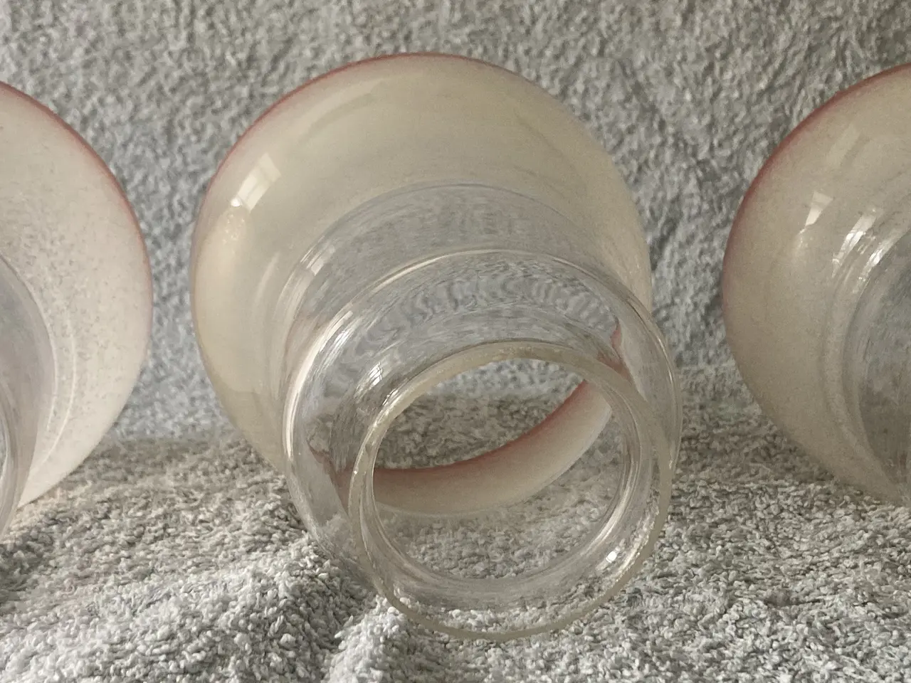 Billede 3 - 4 Glas skærme til lampe pendel