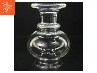 Gennemsigtig glasvase (str. 14 cm i diameter. længde, 18 cm)