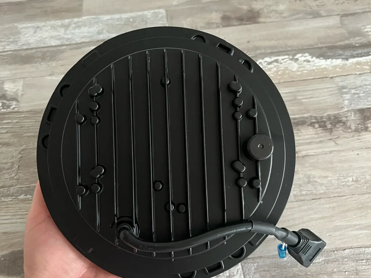 Billede 3 - 7” Sort LED forlygteindsats til Harley-Davidson
