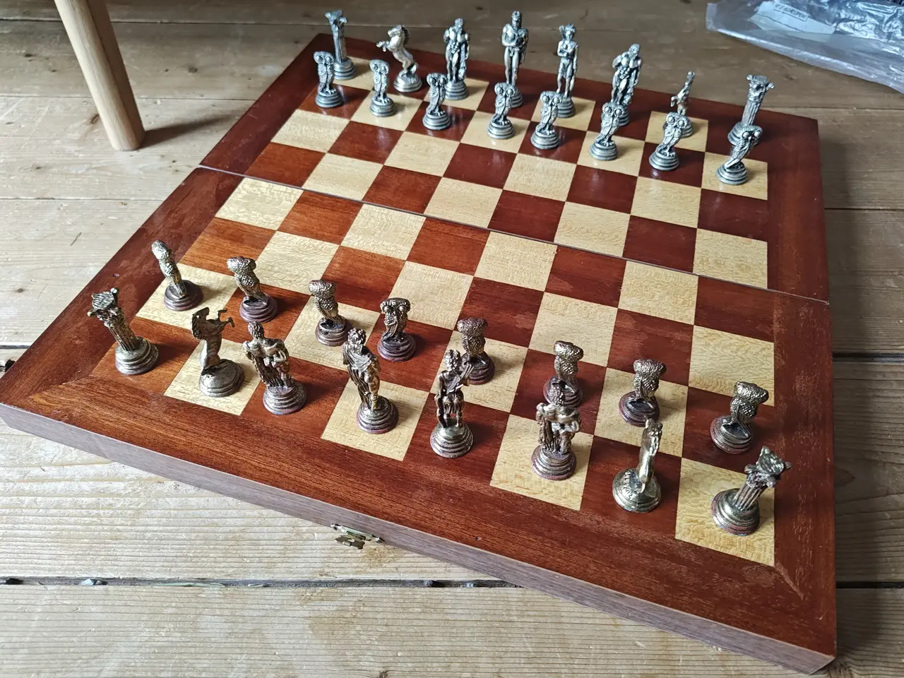 Billede 1 - Skak og Backgammon Brætspil med Marinakis brikker
