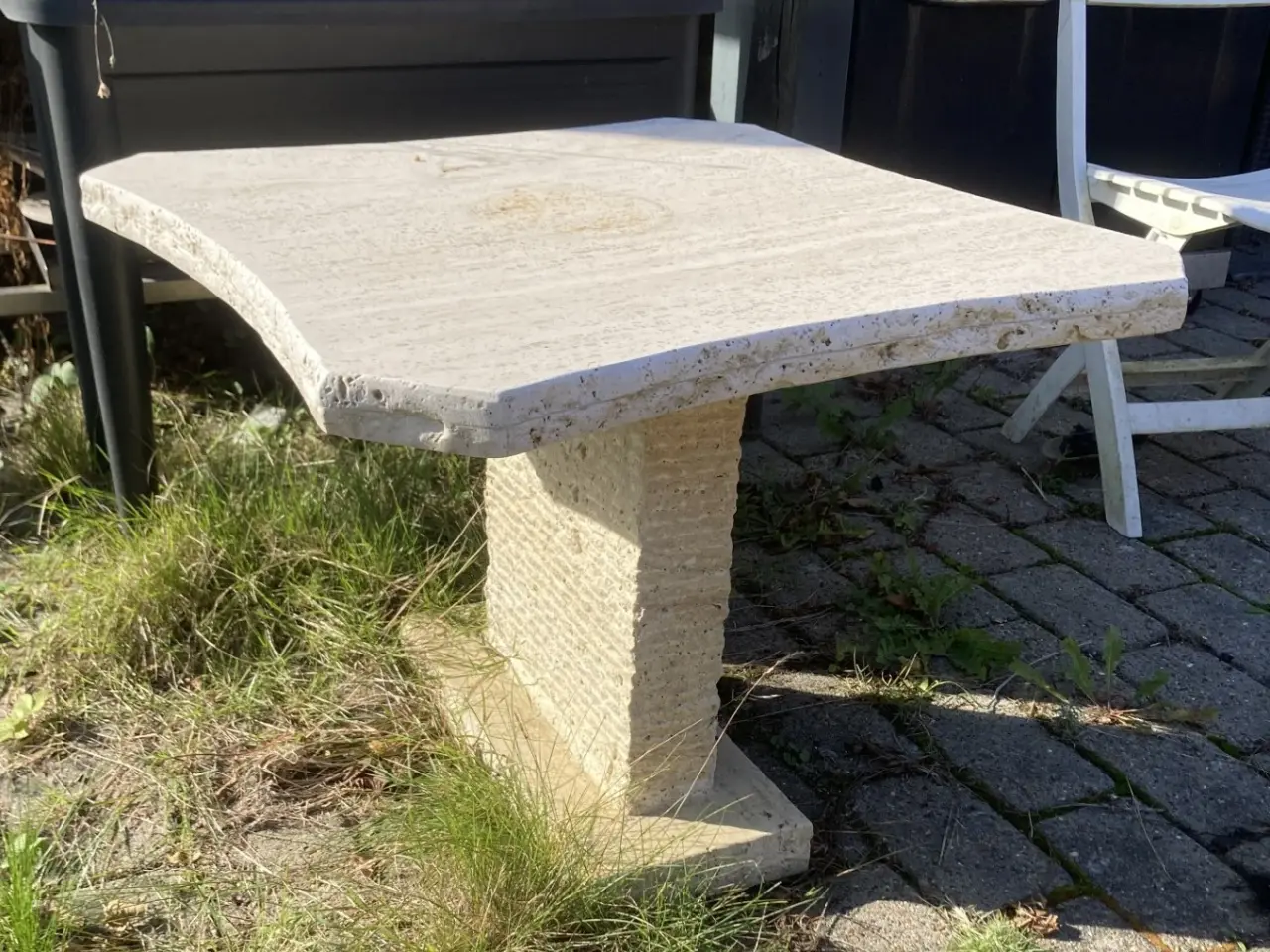 Billede 2 - Sidebord i marmor