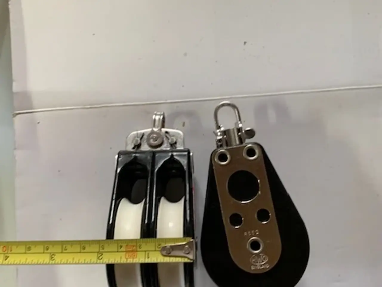 Billede 1 - 2 stk RWO R552 dobbeltblokke, kuglelejer, 12 mm