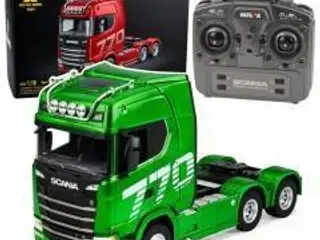 Fjernstyret lastbil Scania Huina 1:18 - grøn